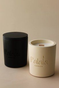 Ароматична свічка Palala у гіпсовому кашпо PASG033 фото