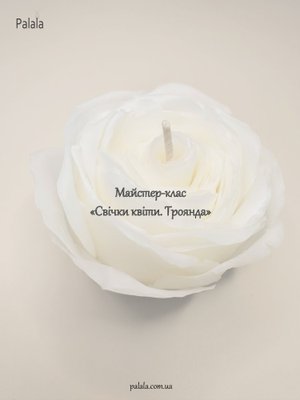 Майстер-клас «Свічки квіти. Троянда» PNS18 фото