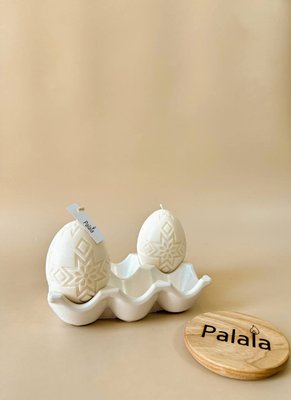 Свічка "Яйце з українським орнаментом" PFS67 фото