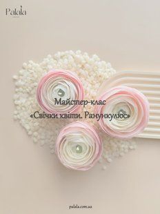 Майстер-клас &laquo;Свічки квіти. Ранункулюс&raquo; PNS20 фото