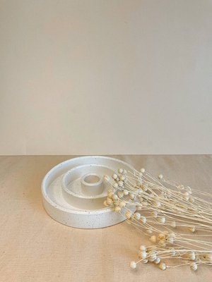 Підсвічник для столових свічок із гіпсу PGD06 фото