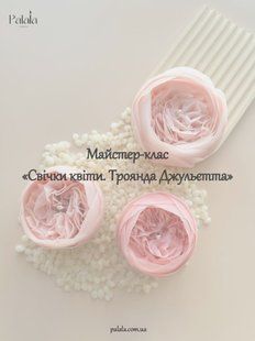 Майстер-клас &laquo;Свічки квіти. Троянда Джульєтта&raquo; PNS33 фото