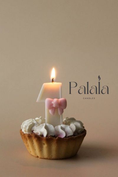 Свечи-цифры Palala &mdash; декоративные свечи в виде цифр для украшения праздничных тортов