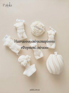 Обучение свечеварению. Формовые свечи PNS02 фото